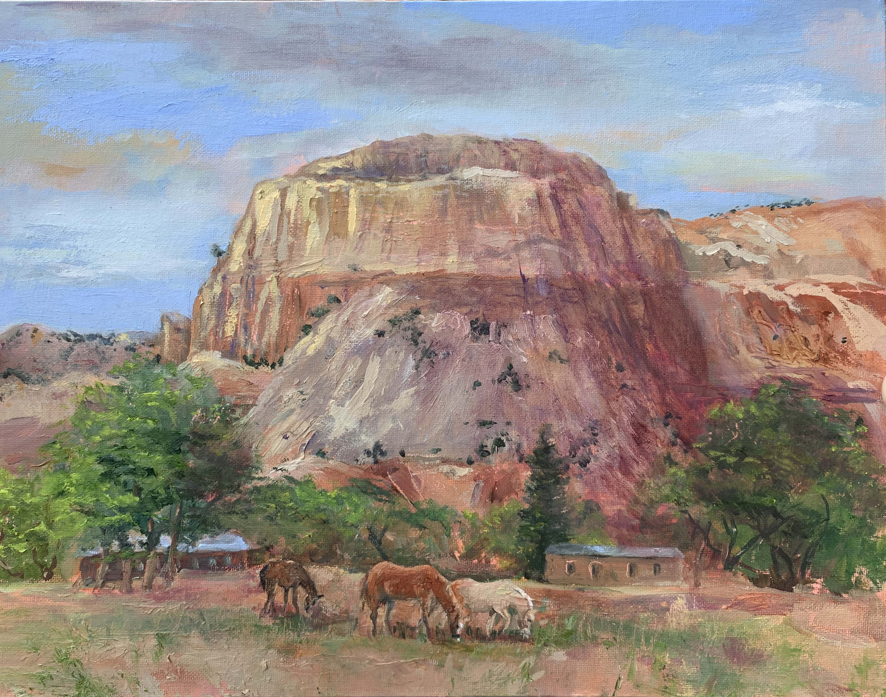 Grazing at Ghost Ranch